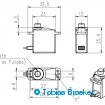 Servo Braeker-Hydraulik Blue-Bird BMS-210DMH Abmessungen | Dimensions