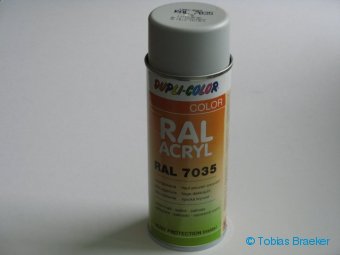 Original O&K grau, Acryl-Lack lichtgraut RAL 7035