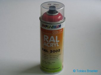 Original O&K rot, Acryl-Lack karminrot RAL 3002